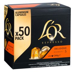 Koffiecapsules L'Or Espresso Delizioso - doos van 50 stuks