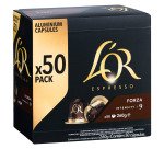 Capsules de café L'Or Espresso Forza - Boîte de 50