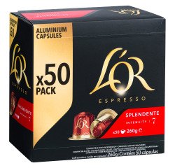 Koffiecapsules L'Or Espresso Splendente - doos van 50 stuks