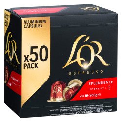 Koffiecapsules L'Or Espresso Splendente - doos van 50 stuks