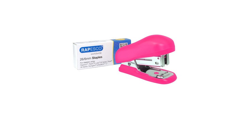 Mini agrafeuse de bureau Rapesco Bug - agrafes 24/6 et 26/6 - capacité 12 feuilles