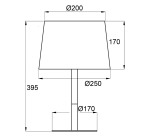 Lampe de table led ANNIKA - Aluminor - 6.5 W