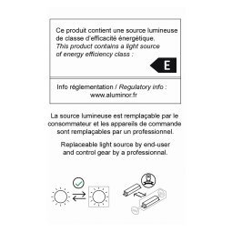 Lampadaire led ANNIKA - Aluminor - 8W