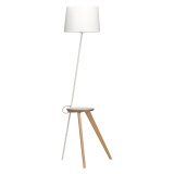 Lampadaire trépied EKOLU - Eco conçu - Avec tablette et port USB