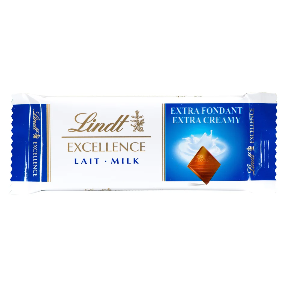 Mini tablette chocolat lait Excellence Lindt - 35 g sur