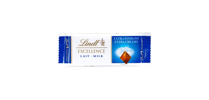 Mini tablette chocolat lait Excellence Lindt - 35 g