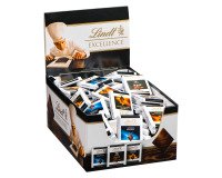 Carrés chocolat noir Excellence Lindt - Boîte distributrice de 1 kg - 100 pièces