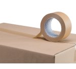 Cinta adhesiva de kraft marrón Bruneau 85 g/m² 50 mm x 50 m