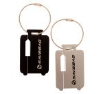 Juego de 2 portaetiquetas de aluminio para maletas Savebag