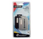 Juego de 2 portaetiquetas de aluminio para maletas Savebag