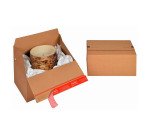 Carton d'expédition à fond automatique et fermeture autocollante ColomPac® Eurobox