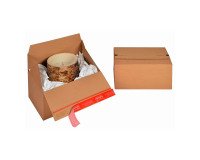 Carton d'expédition à fond automatique et fermeture autocollante ColomPac® Eurobox