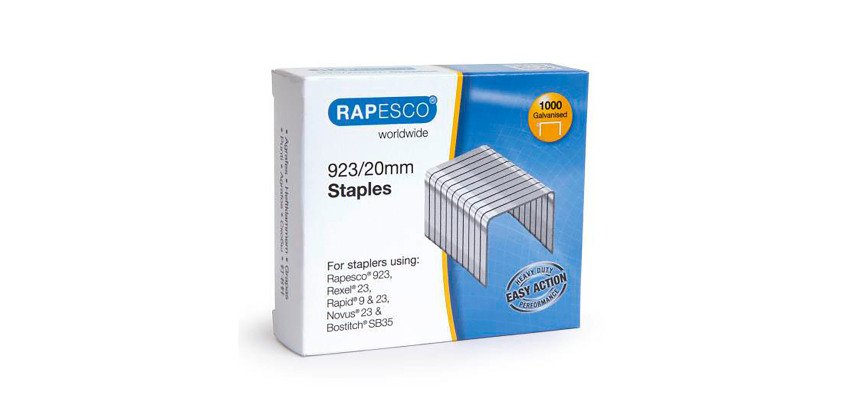 Agrafes 923/20, 1.000 pièces, galvanisé