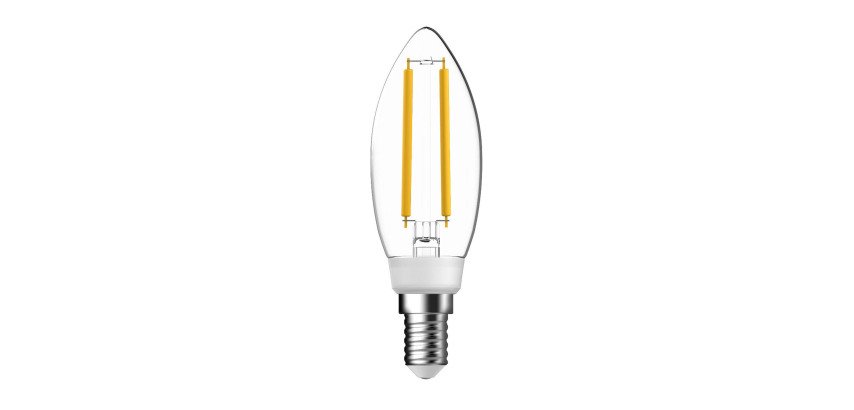Ampoule LED - E14 - 2,3W - Flamme à filament