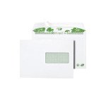 Enveloppe 162 x 229 mm ERAPURE 80 g avec fenêtre - Boîte de 200