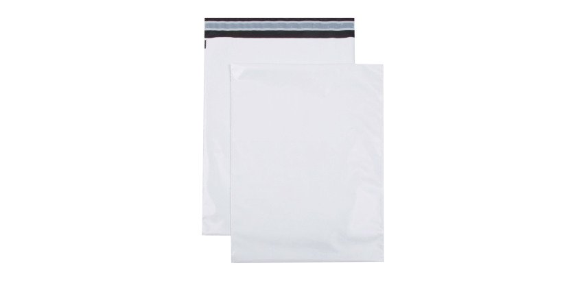 Pochette plastique d'expédition 360 x 485 mm 60 microns - Paquet de 100