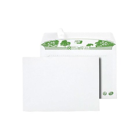 Sobre reciclado ERAPURE 162 x 229 mm 80 g sin ventana - Caja de 200
