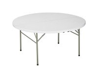 Mesa plegable redonda con asa Valiz' Ø 154 x Alt 74 cm