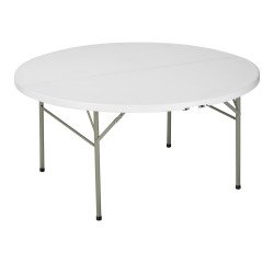 Mesa plegable redonda con asa Valiz' Ø 154 x Alt 74 cm