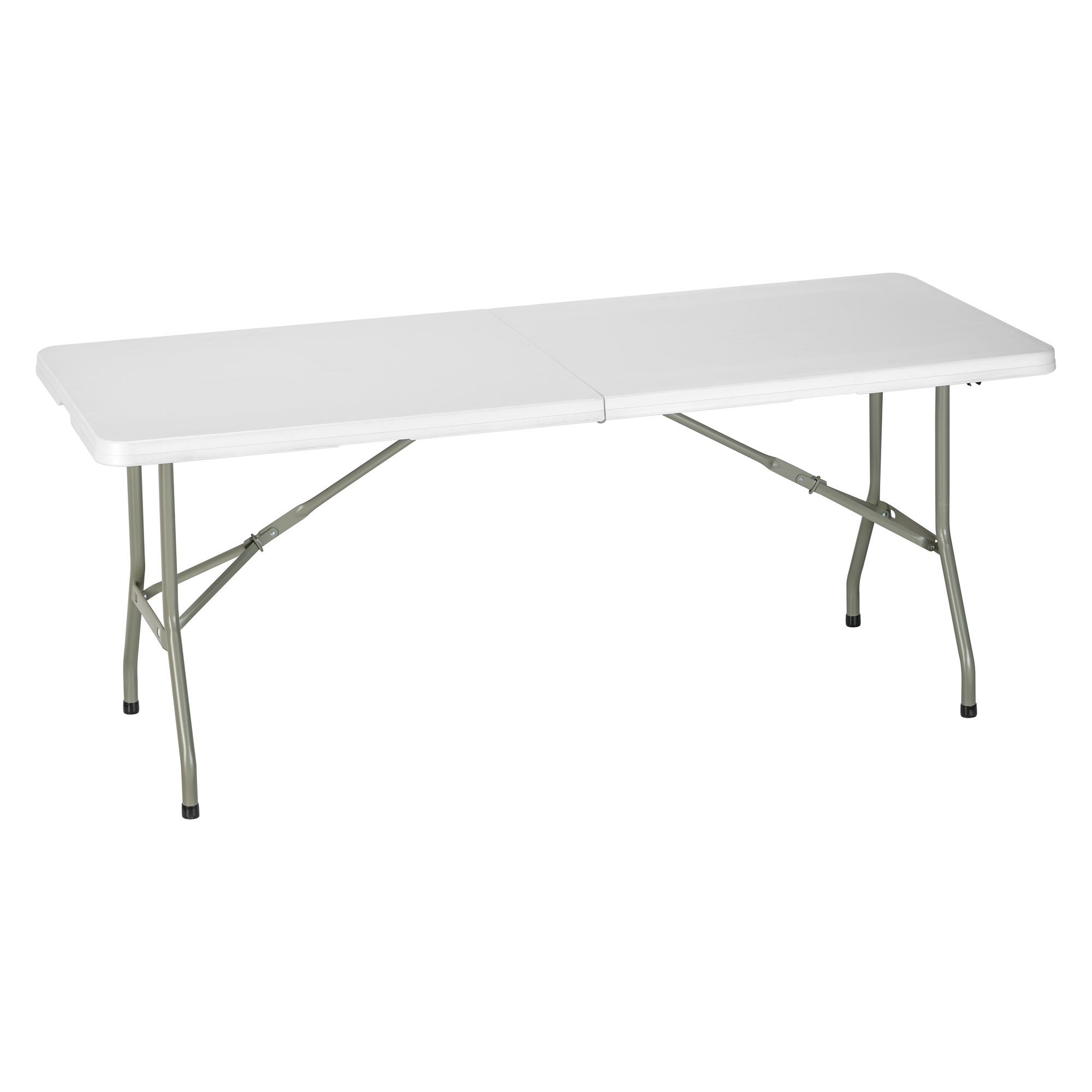 Mesa plegable rectangular con asa Valiz' An 182 x Alt 74 x Fon 75 cm