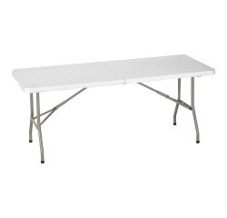 Mesa plegable rectangular con asa Valiz' An 182 x Alt 74 x Fon 75 cm