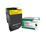 Toner Lexmark 78C20XX couleurs séparées pour imprimante laser