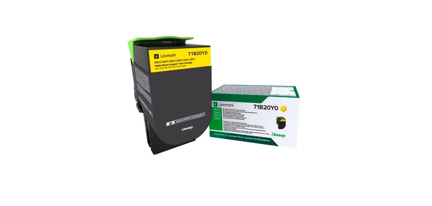 Toner Lexmark 78C20XX couleurs séparées pour imprimante laser