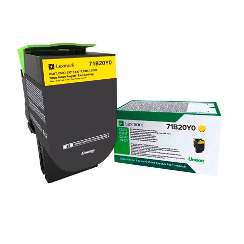 Lexmark 78C20Y0 tóner original amarillo