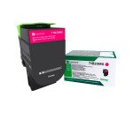 Toner Lexmark 78C20XX couleurs séparées pour imprimante laser