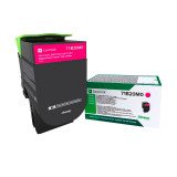 Toner Lexmark 78C20M0 magenta pour imprimante laser