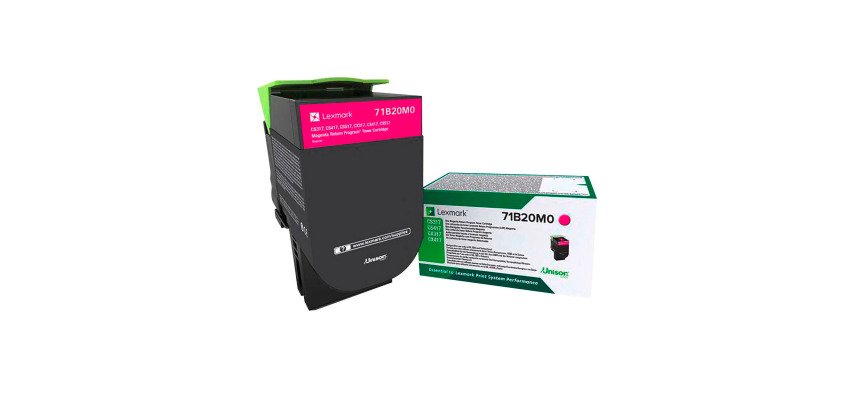 Toner Lexmark 78C20XX couleurs séparées pour imprimante laser