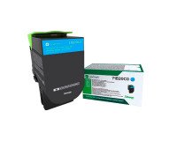 Toner Lexmark 78C20XX couleurs séparées pour imprimante laser