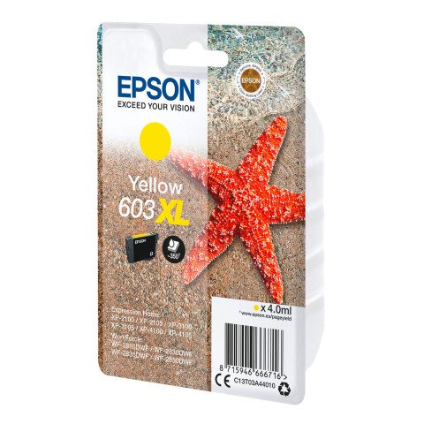 Epson 603XL cartucho original amarillo