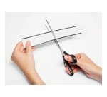 Portaetichette Durable C-Profile 1710, 20 x 4 cm, 5 unità