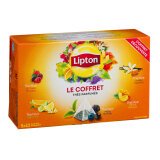 Thés parfumés Lipton - Coffret de 50 sachets fraîcheur