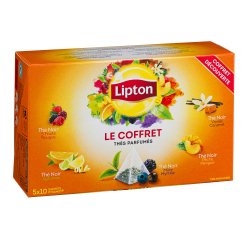 Lipton aromatisierte Tees - Set mit 50 Frischebeuteln