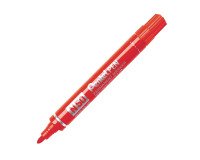 Pentel N50 Permanent Marker Medium Bullet 2.5 mm Red Waterproof Pack of 12