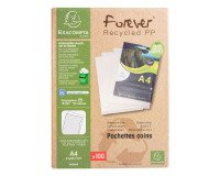 Dossier uñero polipropileno reciclado Forever® 12/100e Cristal - paquete de 100