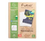 Fundas multitaladro polipropileno reciclado Forever® 6/100e Cristal - paquete de 100