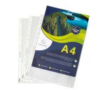 Fundas multitaladro polipropileno reciclado Forever® 6/100e Cristal - paquete de 100