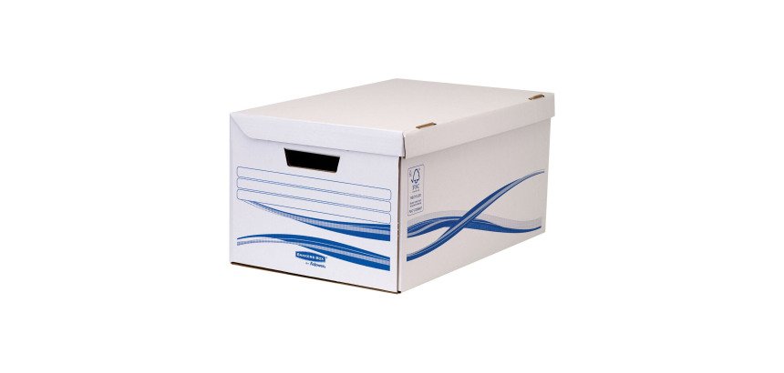 Caisse archives carton Bankers Box by Fellowes - H 28 x L 55,4 x P 35,6 cm