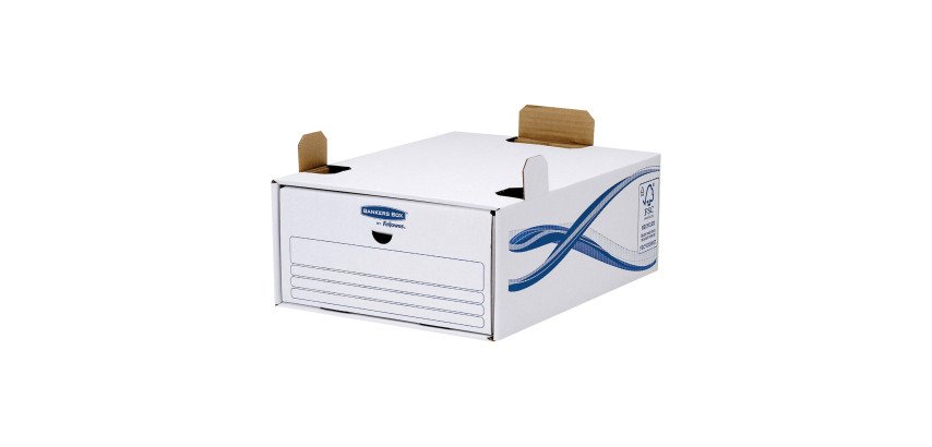Archivkartons für Schubladen Fellowes Bankers Box - H 13,5 x B 27,9 x T 36,2 cm