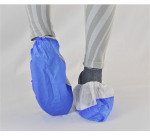 Sovrascarpe monouso in PLP azzurro, 50 unità