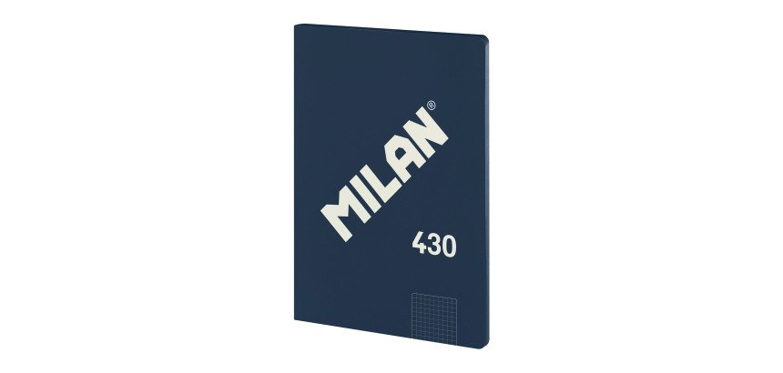 Cuaderno encolado tapa flexible A4 48 hojas 5 x 5 MILAN