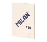 Cuaderno encolado tapa flexible A4 48 hojas Rayas MILAN