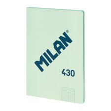 Cuaderno encolado tapa flexible A4 48 hojas 5 x 5 MILAN