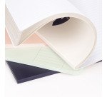 Cuaderno encolado tapa flexible A4 48 hojas Rayas MILAN
