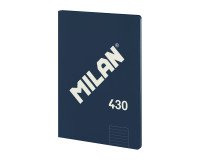 Cuaderno encolado tapa flexible A4 48 hojas Rayas MILAN