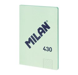 Cuaderno encolado tapa flexible A4 48 hojas Rayas MILAN