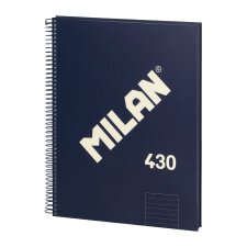 Cuaderno tapa cartón duro A4 80 hojas Rayado MILAN